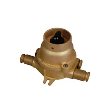dCHH202-2A Brass Ex de IIC T6 Explosion-proof Power Switch