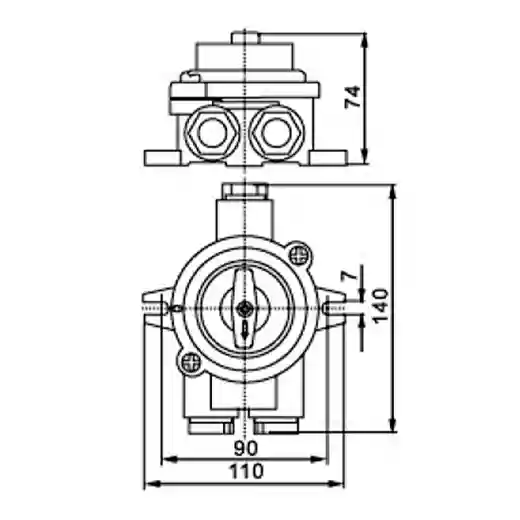 HS302 10A Marine Nylon Switch