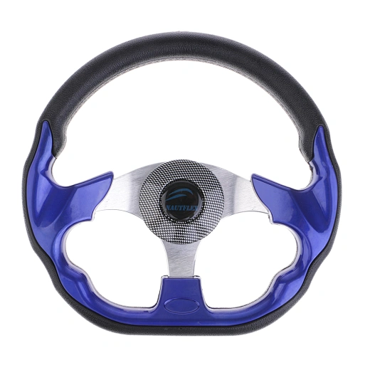 PU Foam Cover Boat Steering Wheels 3 Spoke 3/4" Tapered Shaft For Yacht BZFX-A05