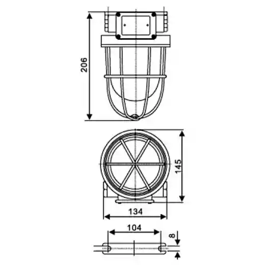 CCD9-5 / CCD9-5A Marine Pendant Light