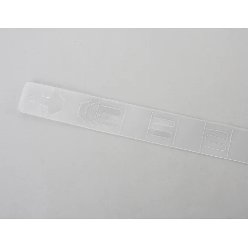 Foldable PP hanging clip strip for retal