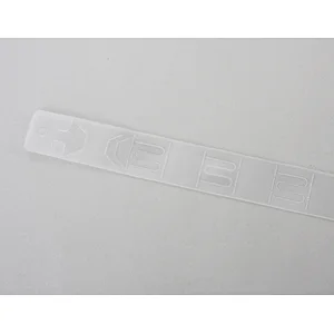 Foldable PP hanging clip strip for retal
