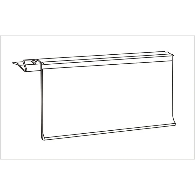 Supermarket extruded label shelf price tag holder - Ningbo Tianjie