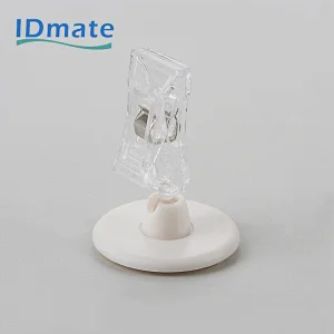 Adhesive Plastic Pop Sign Holder Clips For Sale