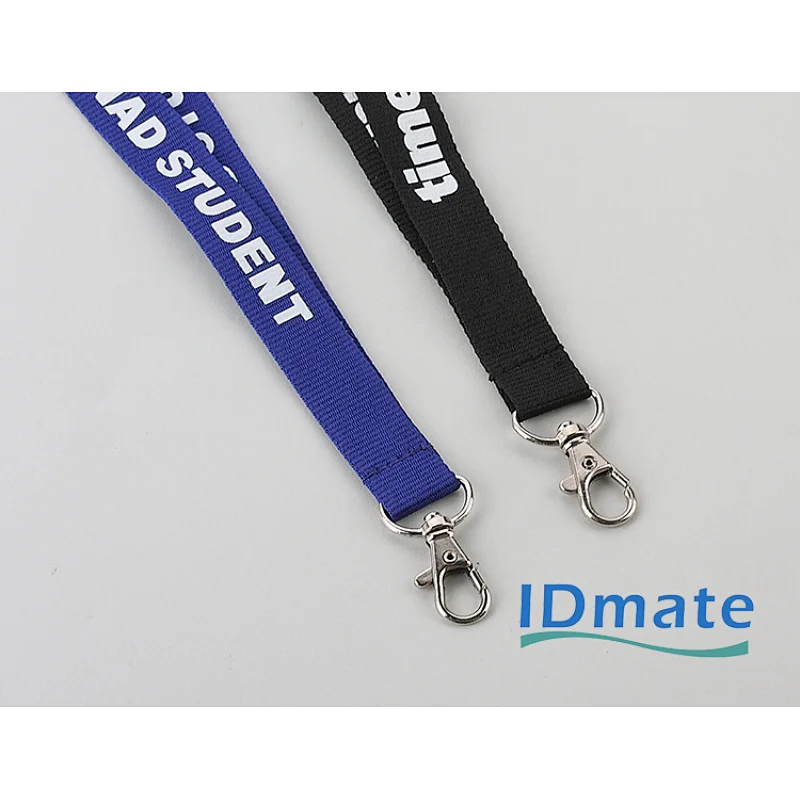 Polyester material silk screen printing lanyard