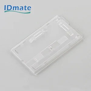 whole piece badge holder with slider