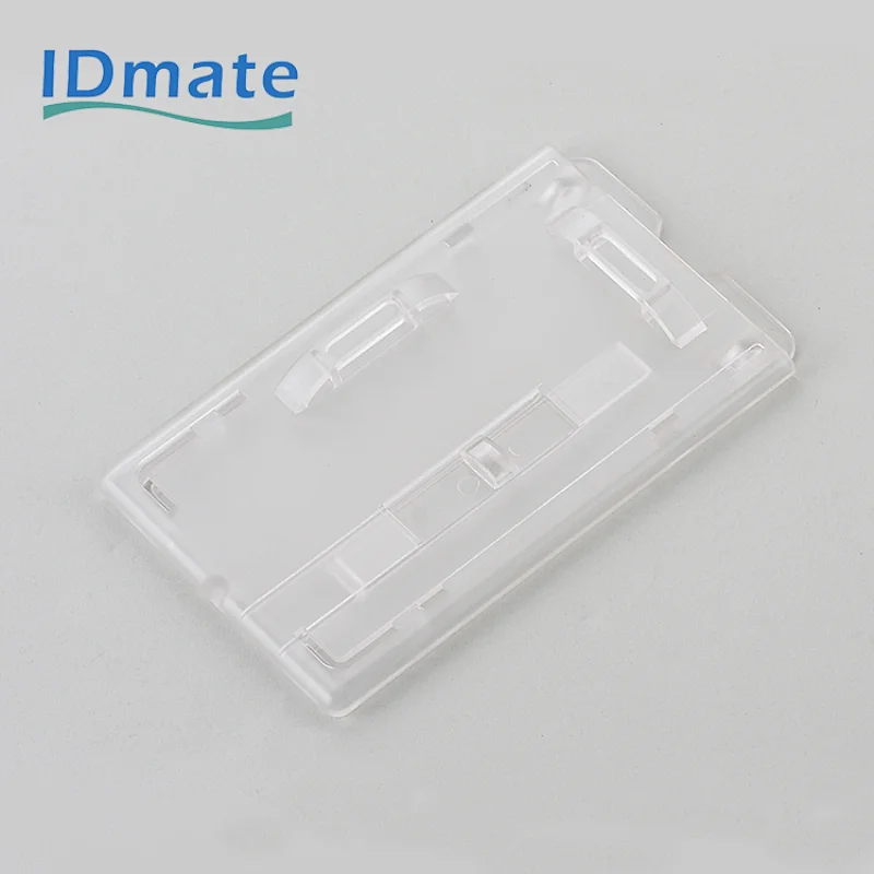 whole piece badge holder with slider