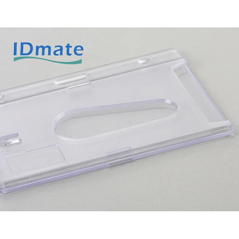 Standard size rigid ID card holder