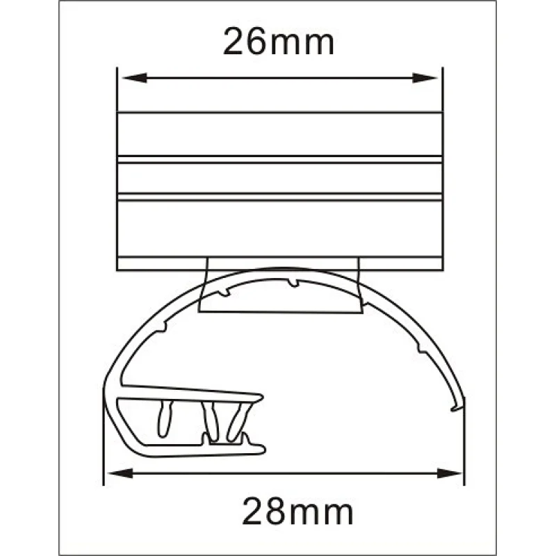 bridge style sign holder-1 20010