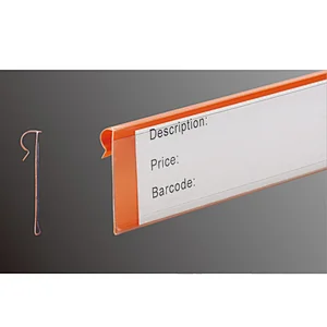 Carrot Orange Supermarket Quotation Tag Shelf Attached Data Strips