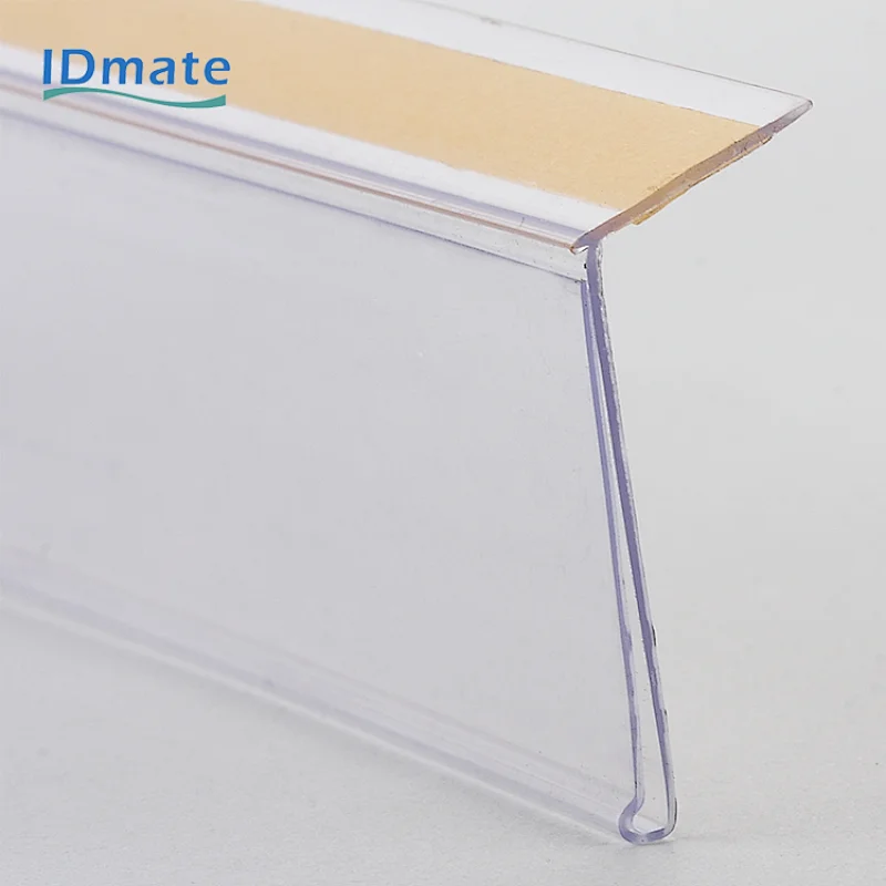 Extrusion PVC Shelf Edge data strip Talkers With Adhesive Tape Ningbo Tianjie