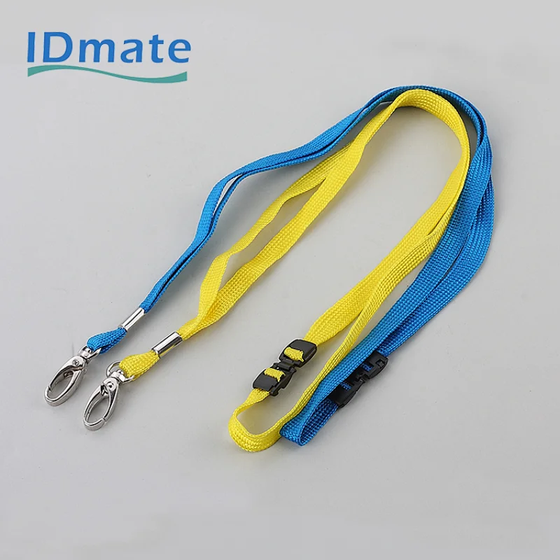 Lanyard Wth Zinc Alloy Hook and Safety Breakaway