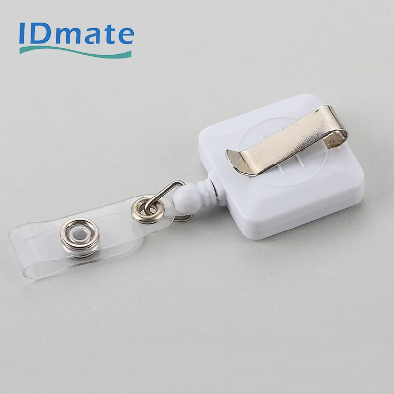 Square badge reel