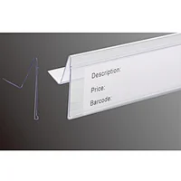 Wing Supermarket Quotation Tag Shelf Attached Access Channels