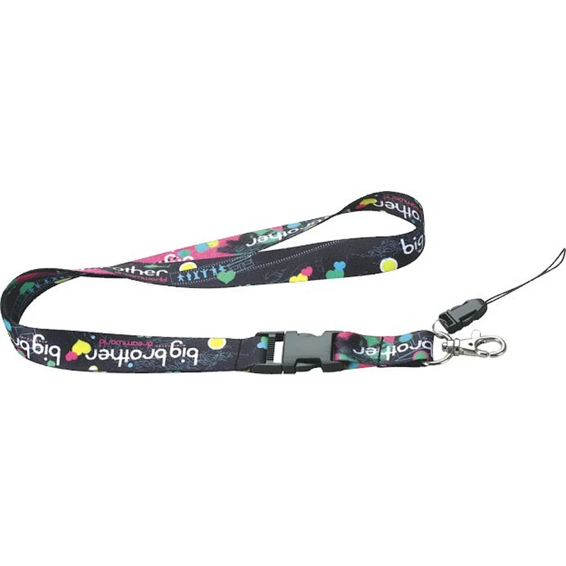 sublimation printed lanyard for identification name card