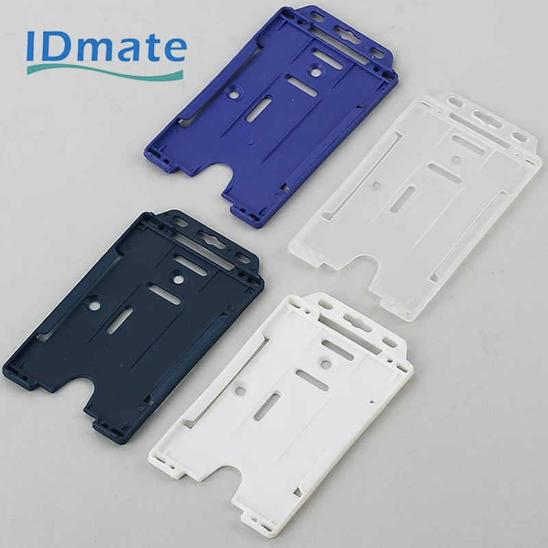 PP material vertical ID badge holder