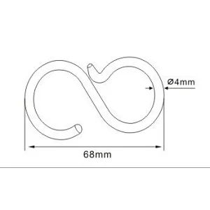 plastic S hook-1