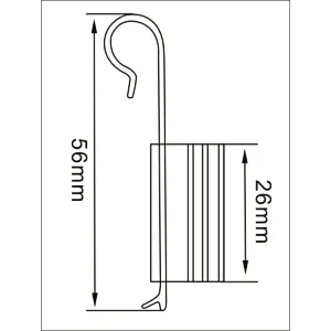double claw sign holder-1 20009