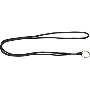 Looping Lanyard With Key Ring and Clamp