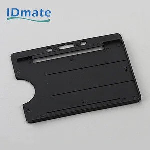 CR-100 Hard Plastic Standard Visible Name Enclosed Tag Holders