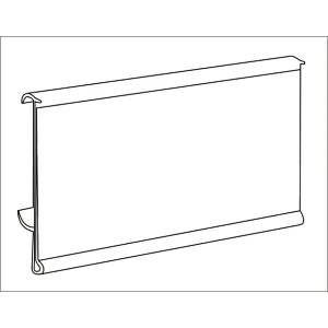 Plastic Wire Shelf fridge data strip
