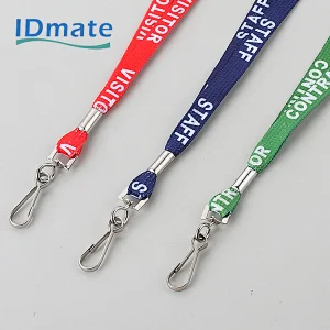 Custom Heat Transfer Printed Lanyard With J Hook