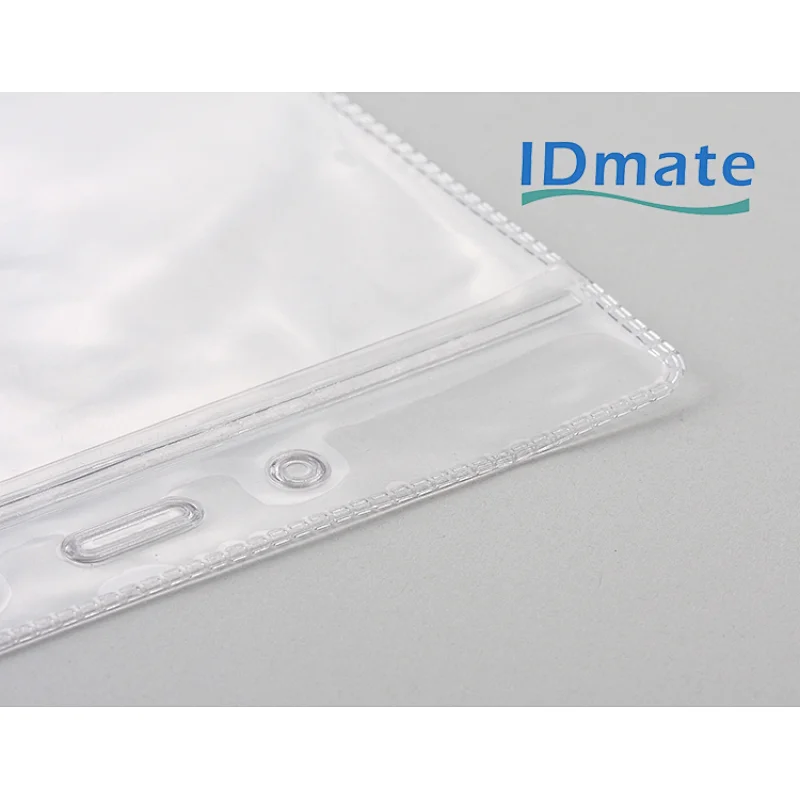 flexible PVC visitor badge holder-1