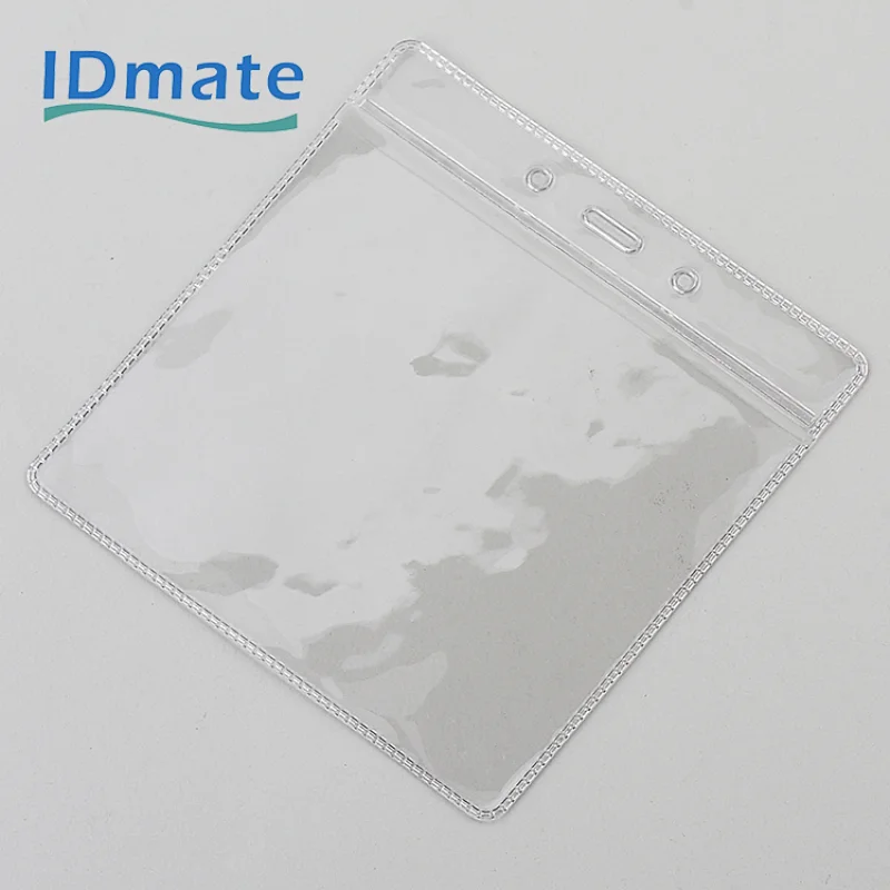 flexible PVC visitor badge holder-3