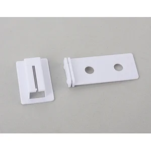 plastic corrugated shelf support clips-C