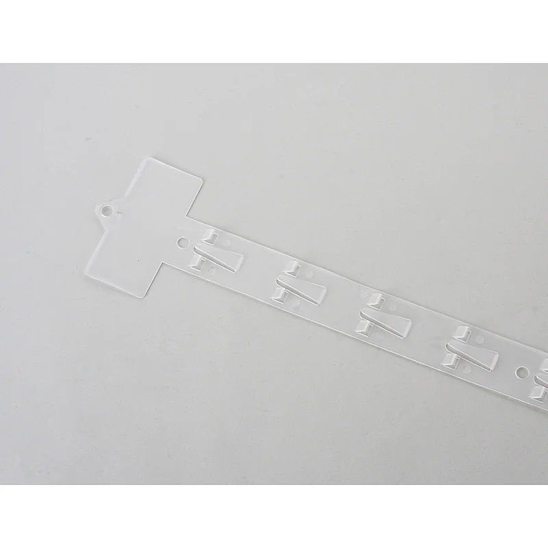 plastic injection clip strip for retail