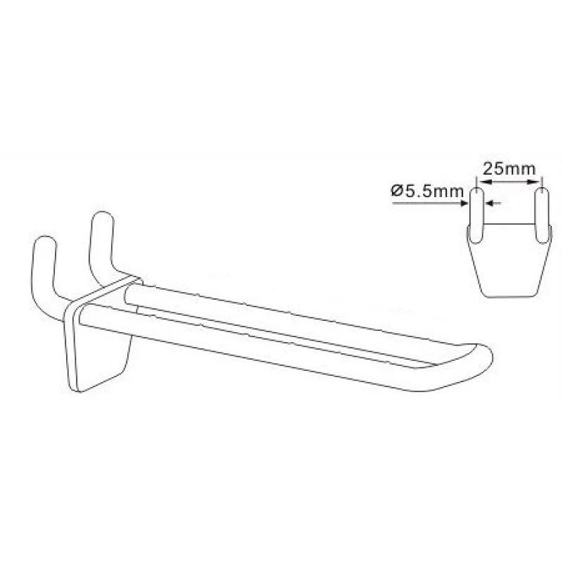 Loop pegboard hook