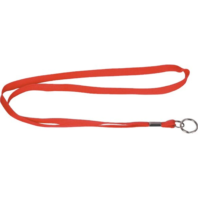 ID lanyard with split ring