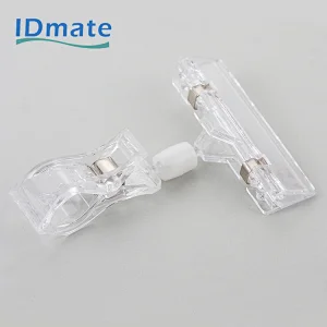 Clear merchandise POP sign clip for display Ningbo Tianjie