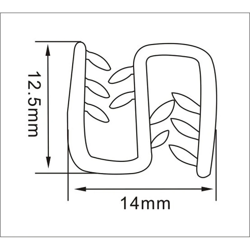 S shape sign holder