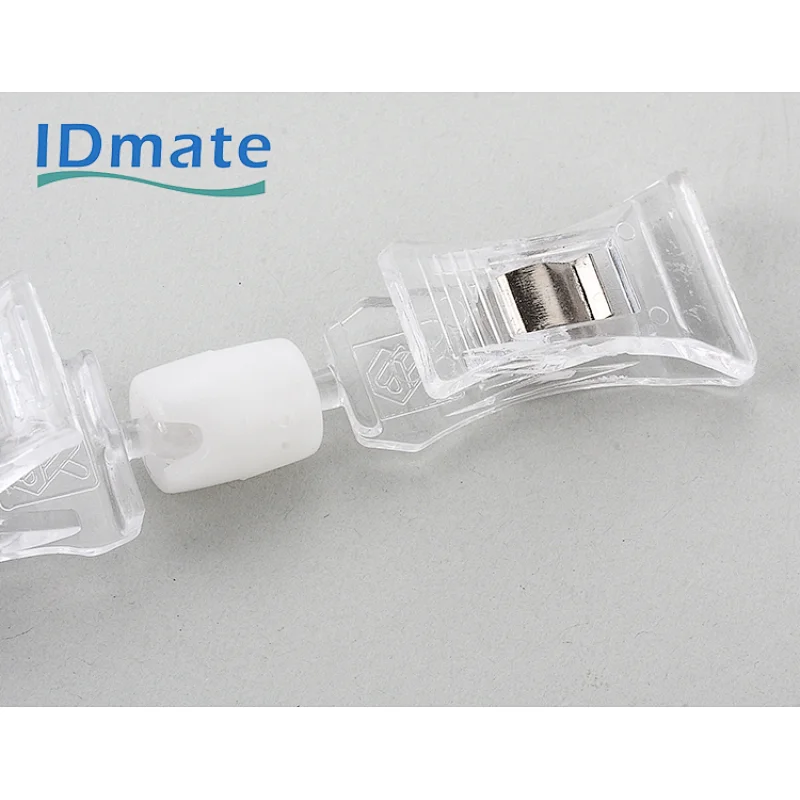 Double Grasping Supermarket Merchandise POP Clip Sign Holders