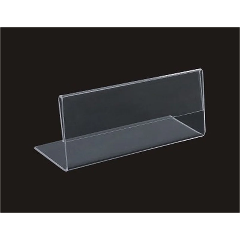 Sign Holder of A4 Acrylic Signage Solution Shelf Talker Wall Mounted