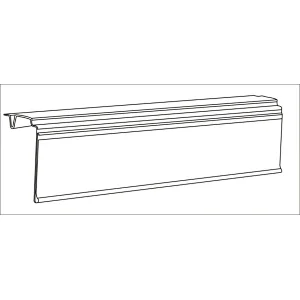 Extruded Shelf Label Holder For Supermarket And Retail Store