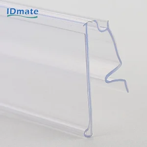 PVC Extruded Shelf Label Holder For Sale