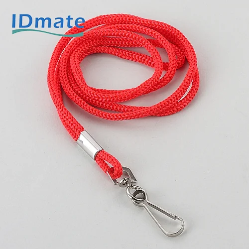 Neck Round Rope Lanyard with Swivel Hook