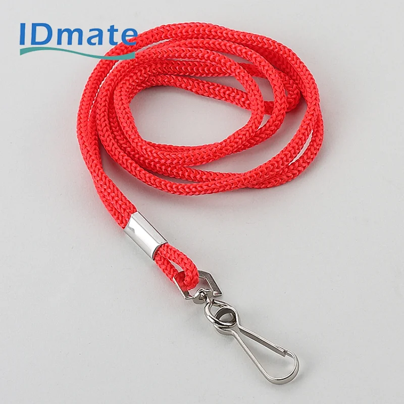 Neck Round Rope Lanyard with Swivel Hook