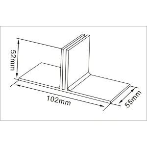 small size acrylic desk sign holder
