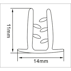 bottom adhesive sign holder-1 20024