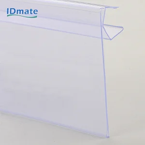 Extrusion Molding Price Tag Label Holder for Storage Shelf