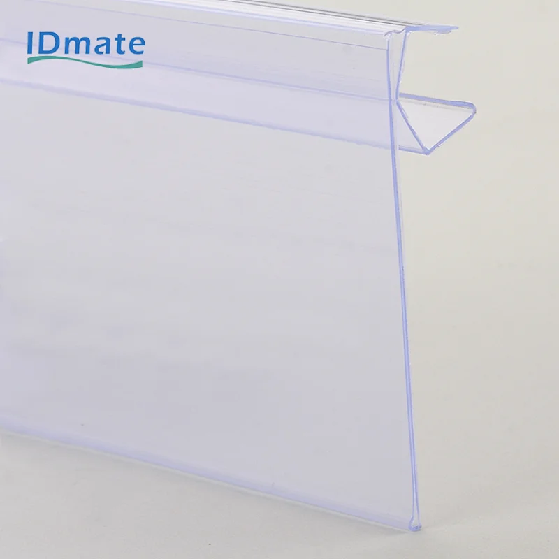 Extrusion Molding Price Tag Label Holder for Storage Shelf
