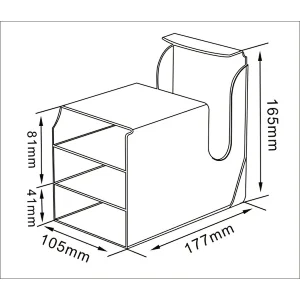 desk brochure holder
