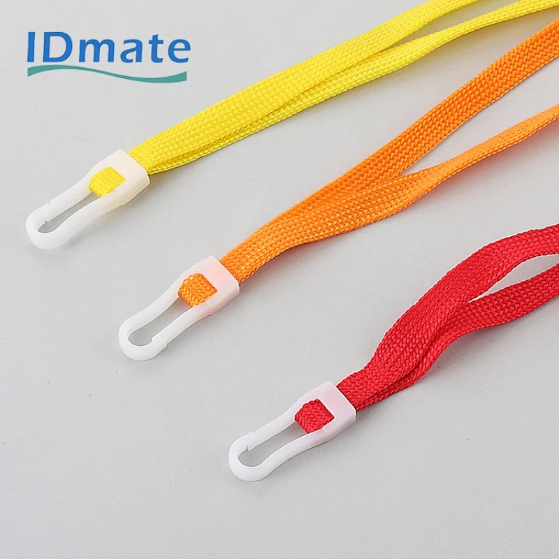 Tubular ID Lanyard With Plastic Hook