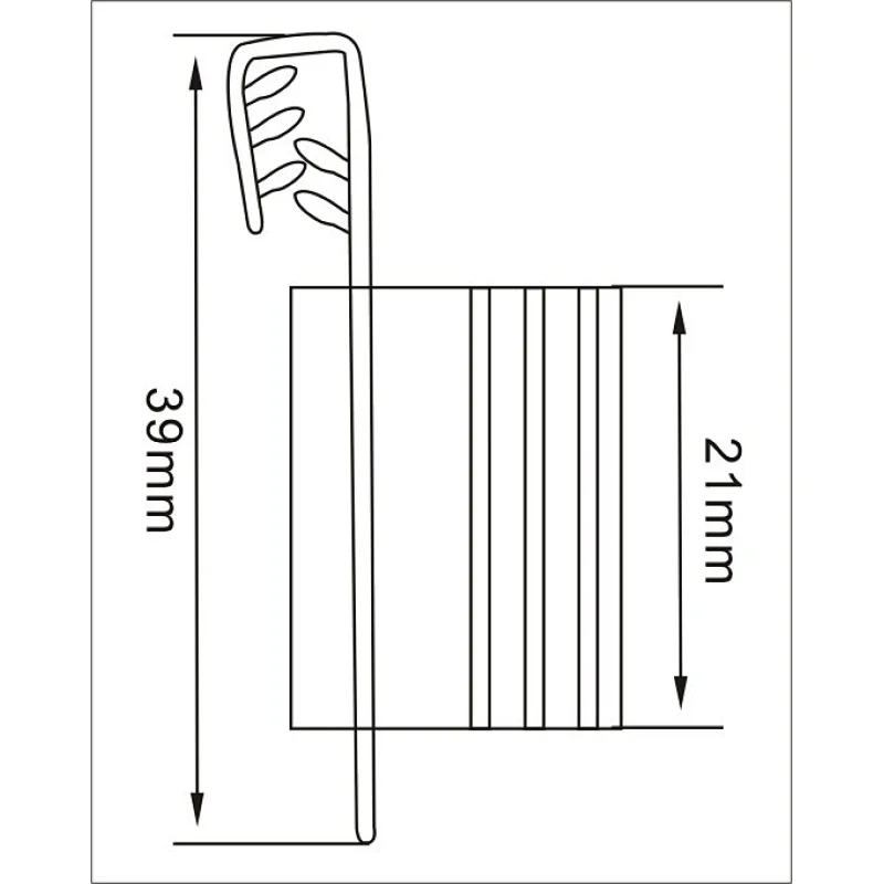 Bridge style sign holder