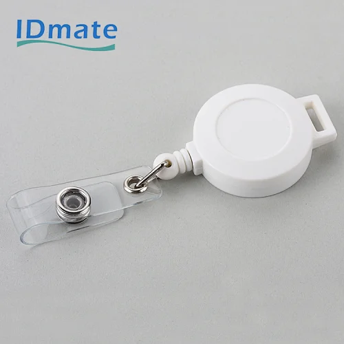Pull reel for lanyard mounting