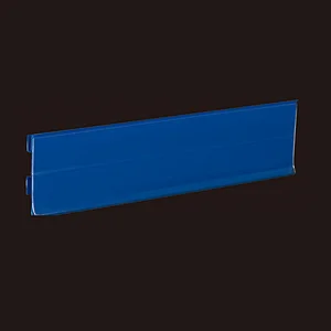Ink Blue Chain Stores Exhibition Shelf Attached Data Strips