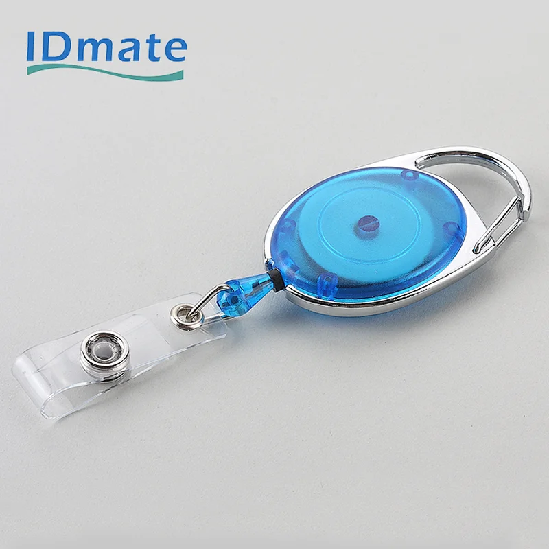 As Material Oval Standard Retractable ID Badge Reel Holder